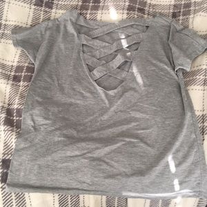 Cute crossed back T-shirt